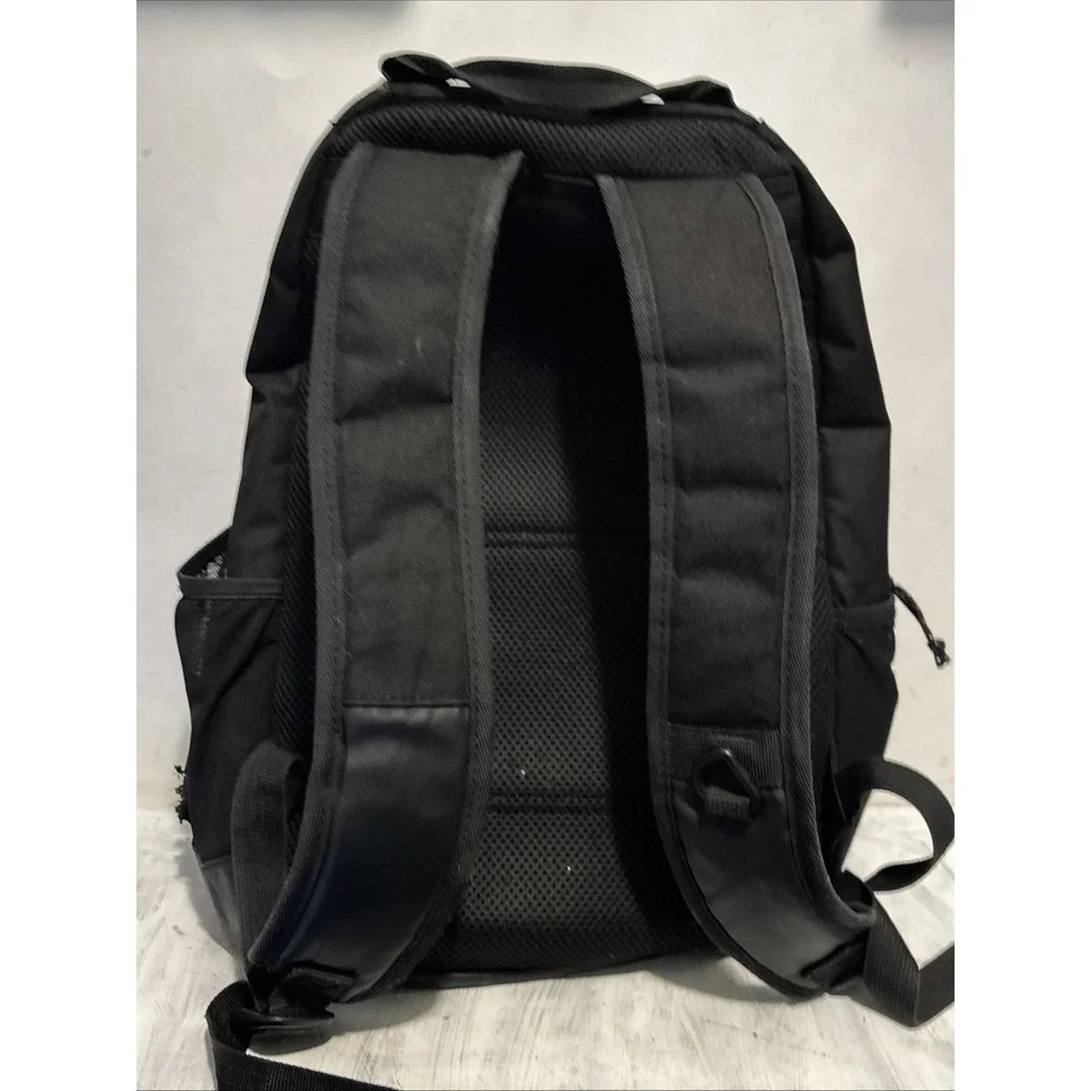 Quiksilver Utility Skate Backpack Black Mens Board Straps 17in Bag